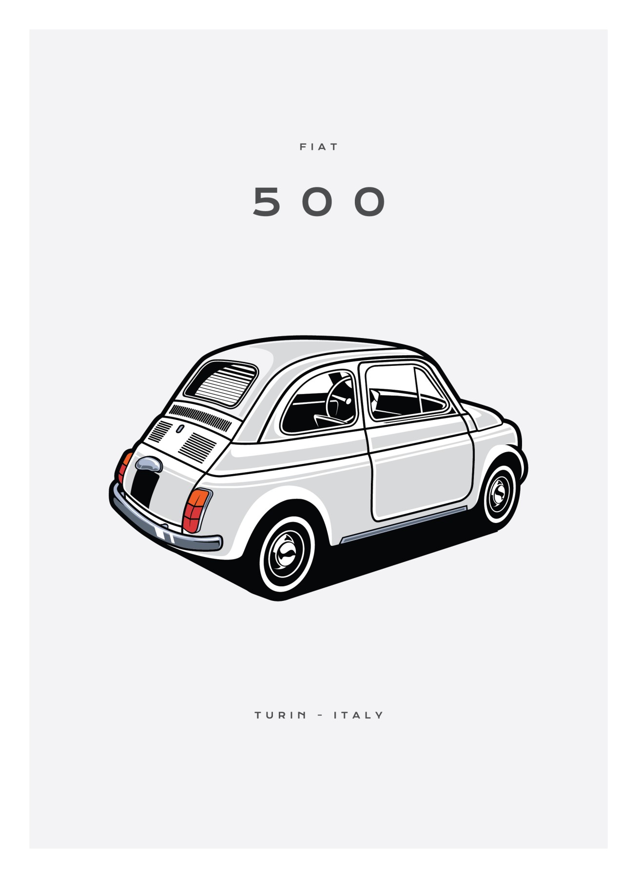 Fiat - 500 - White