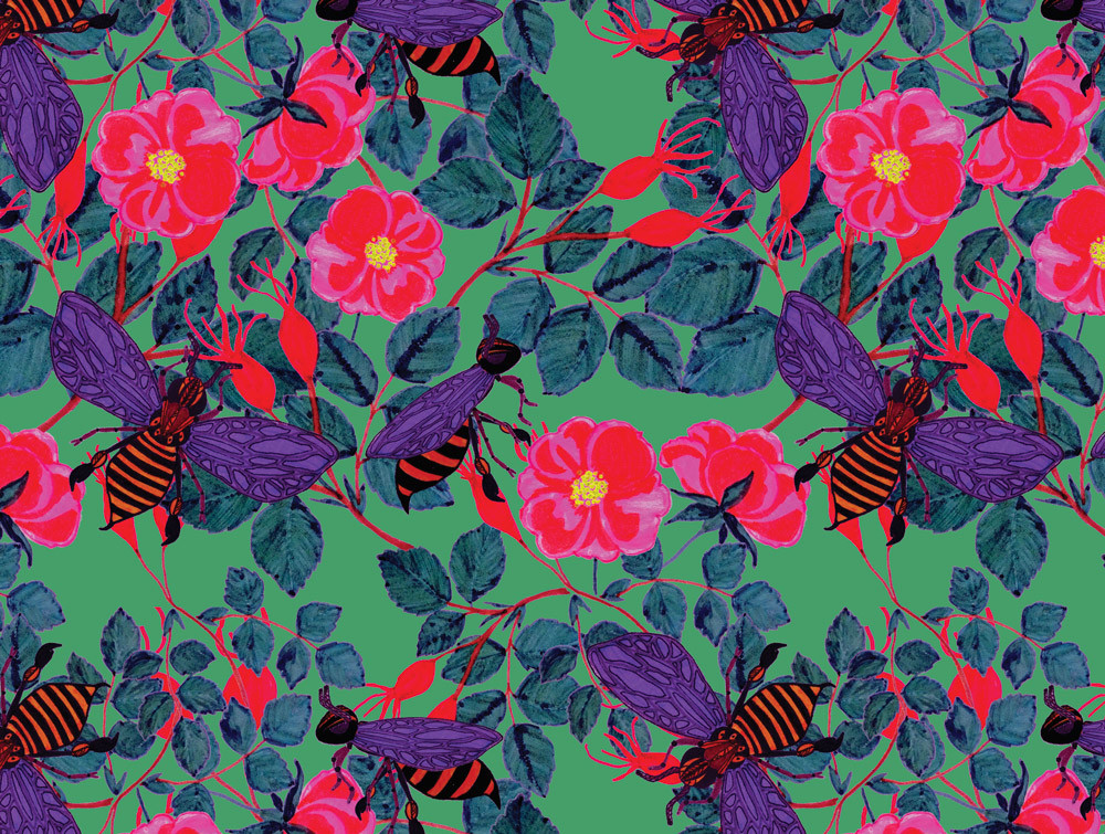 Floral Buzz Wallpaper | Grafico Melbourne