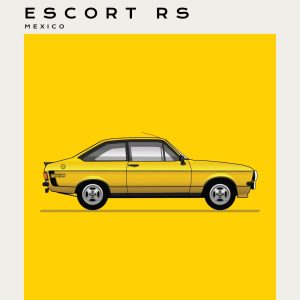 Ford - Escort RS - Yellow