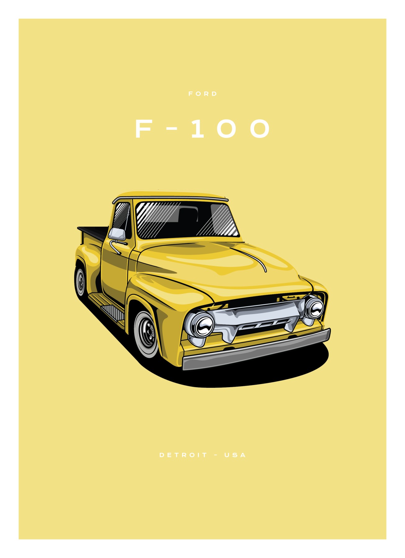 Ford - F-100 - Yellow