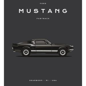 Ford - Mustang - Fastback - Black