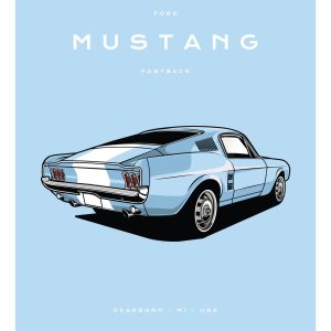 Ford - Mustang - Light Blue