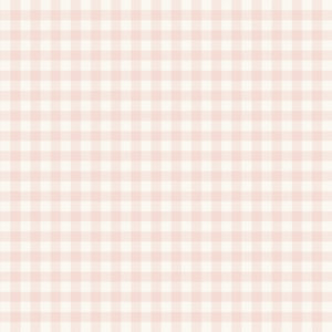 Gingham Check - Blush Wallpaper | Grafico Melbourne