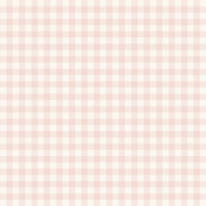 Gingham Check - Blush Wallpaper | Grafico Melbourne