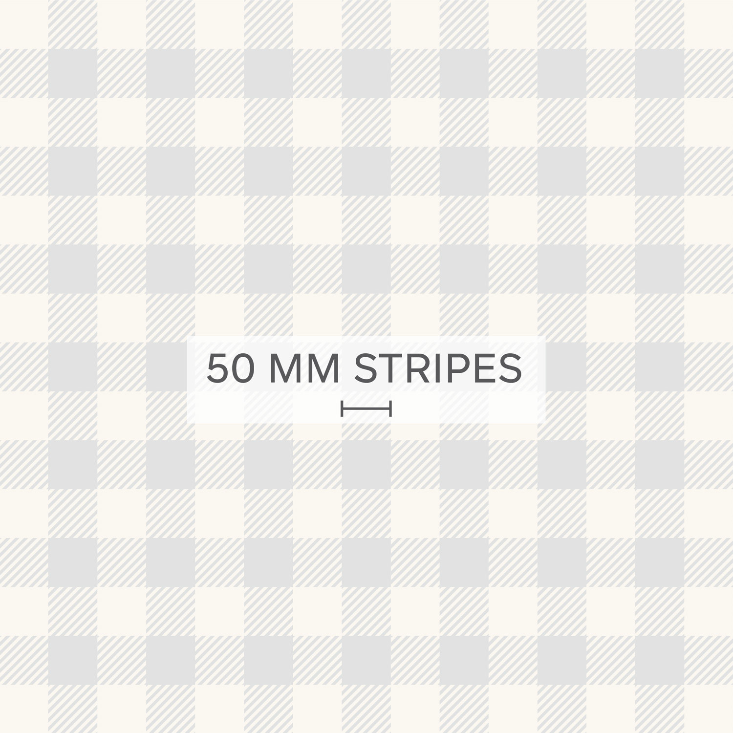 Gingham Check - Light Grey Wallpaper | Grafico Melbourne