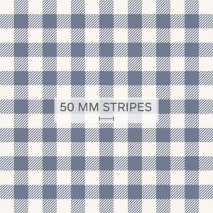 Gingham Check - Steel Blue Wallpaper | Grafico Melbourne