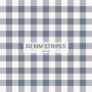 Gingham Check - Steel Blue Wallpaper | Grafico Melbourne