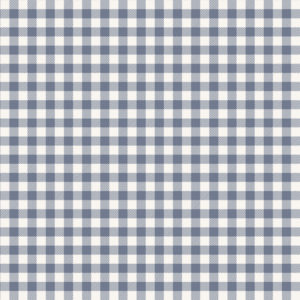 Gingham Check - Steel Blue Wallpaper | Grafico Melbourne