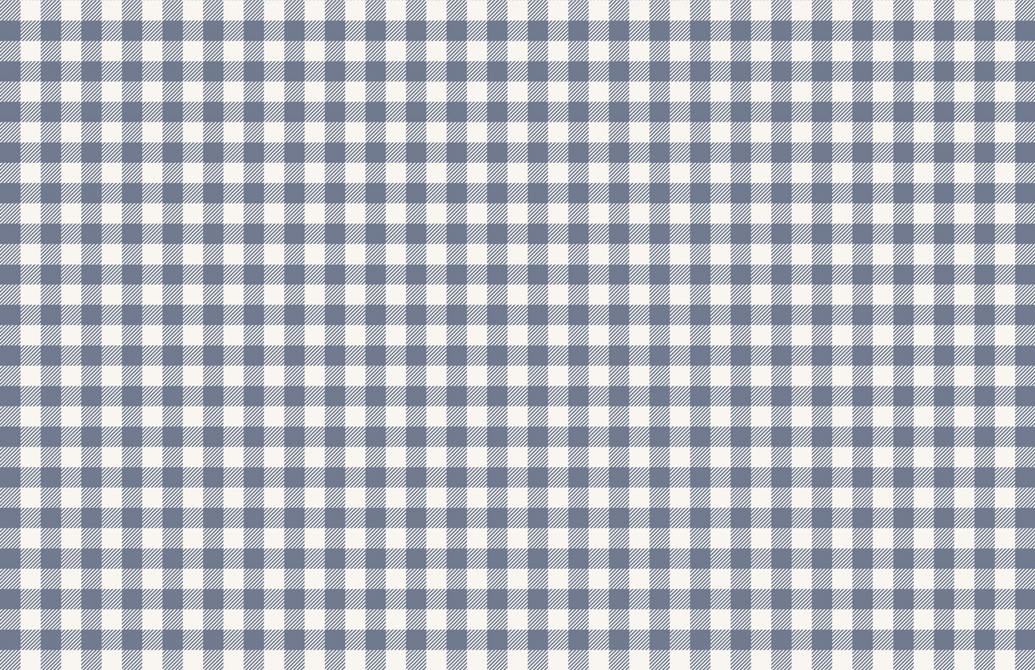 Gingham Check - Steel Blue Wallpaper | Grafico Melbourne