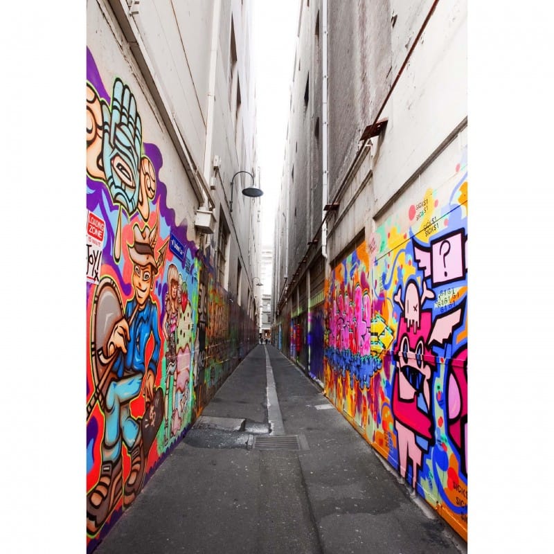 Melbourne CBD Graffiti Alley Portrait | STRETCHED CANVAS/PANEL