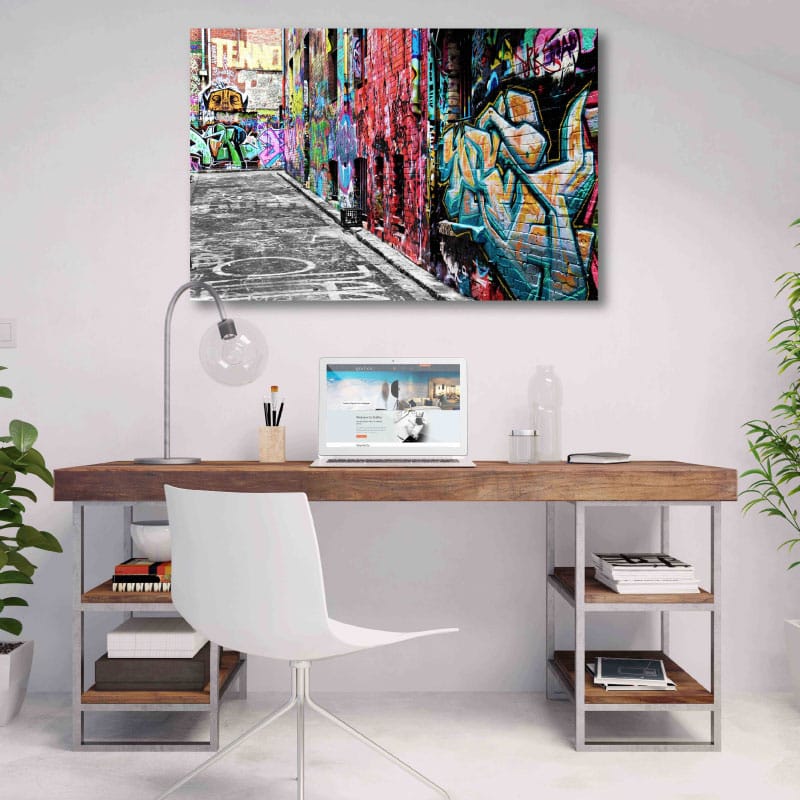 Melbourne CBD Graffiti Streets | STRETCHED CANVAS