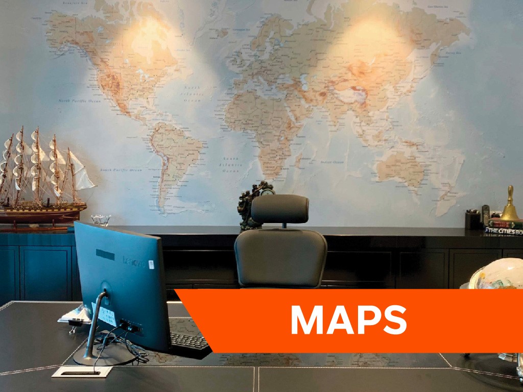 Grafico Melbourne - Shop Map Wallpapers