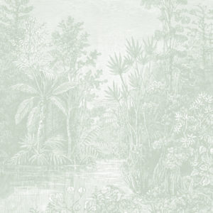 Hidden Oasis - Sage Green Wallpaper | Grafico Melbourne