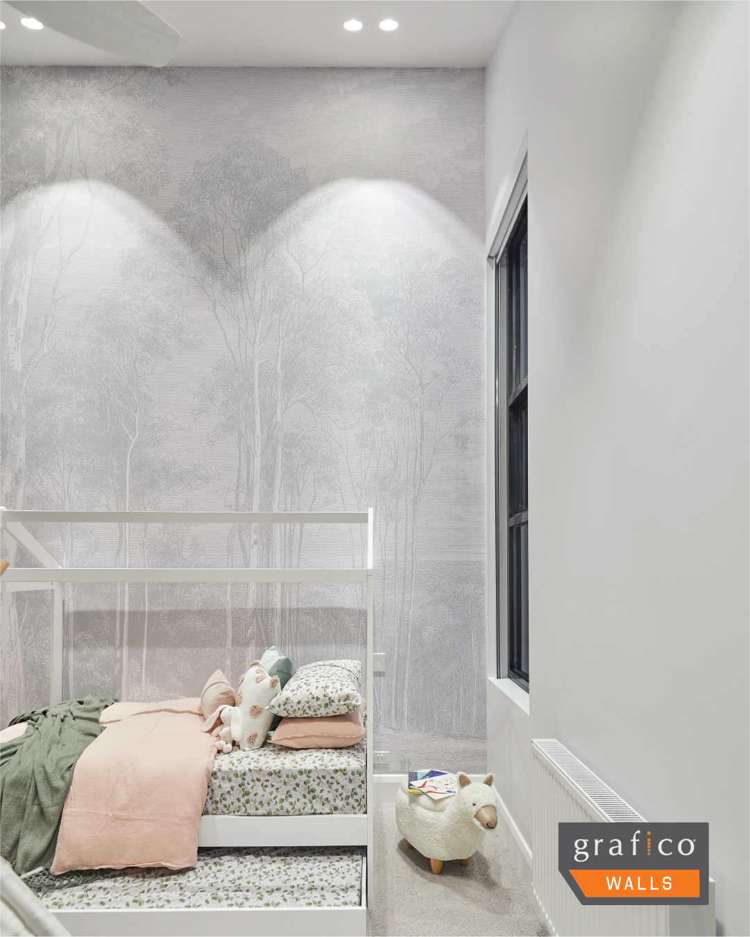 Giant Eucalypt - Light Green Wallpaper | Grafico Melbourne