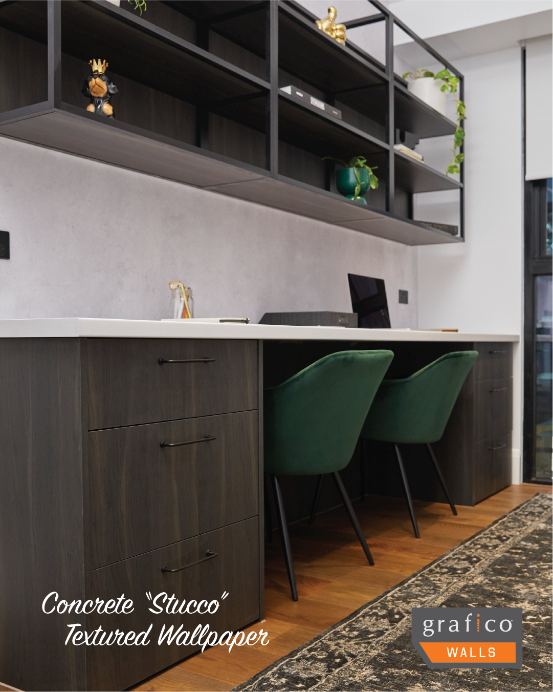 Concrete Stucco Veneziano Wallpaper | Grafico Melbourne