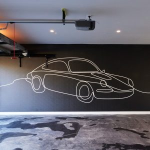 Porsche Line Art | WALLPAPER | Grafico Melbourne