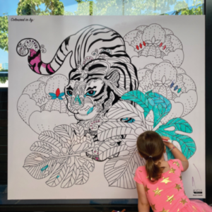 Colour Me Whiteboard Wallpaper Print | Grafico Melbourne