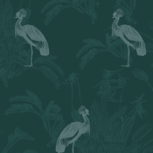 Emerald Crane Wallpaper | Grafico Melbourne