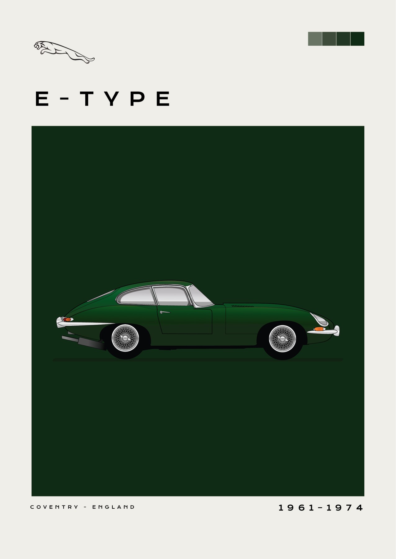 Jaguar - E-Type - Green