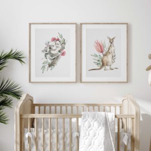 Koala + Kangaroo - Australis- Print Series | Grafico Melbourne