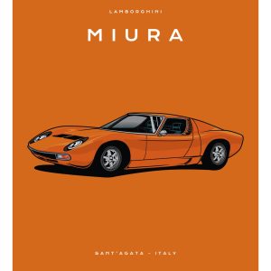 Lamborghini - Miura - Orange