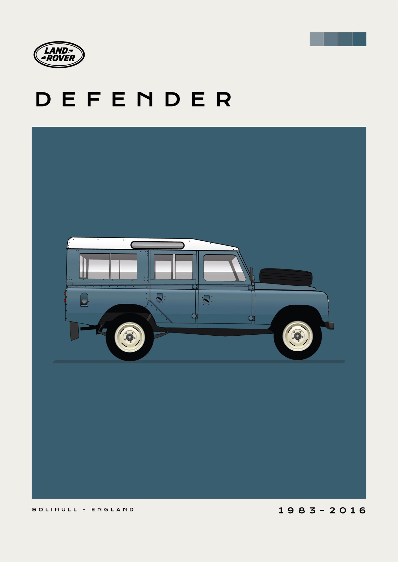 Land Rover - Defender - Blue
