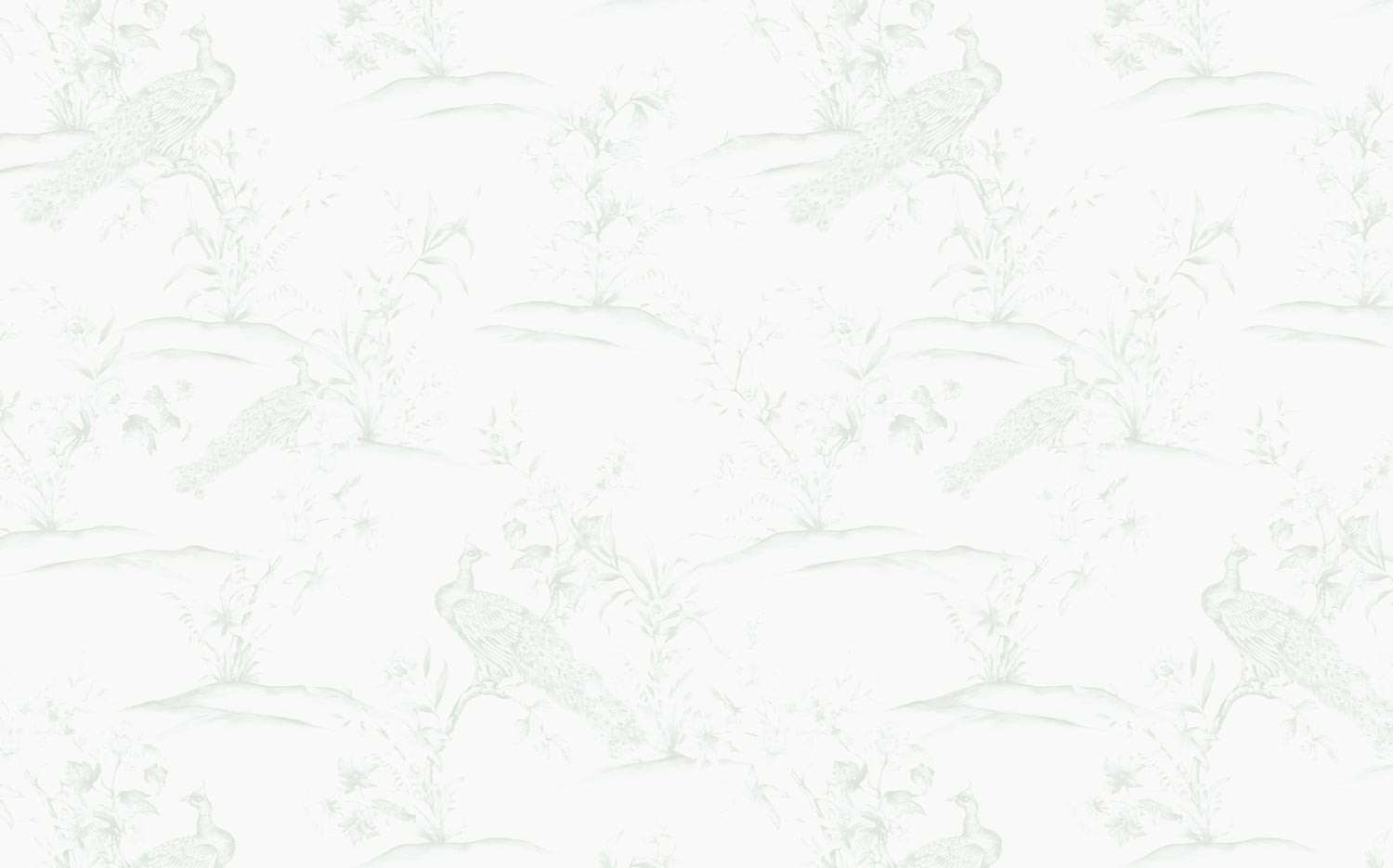 Peacocks - Light Sage Wallpaper | Grafico Melbourne