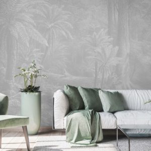 Etched Australian Rainforest Light Grey - Grafico Melbourne