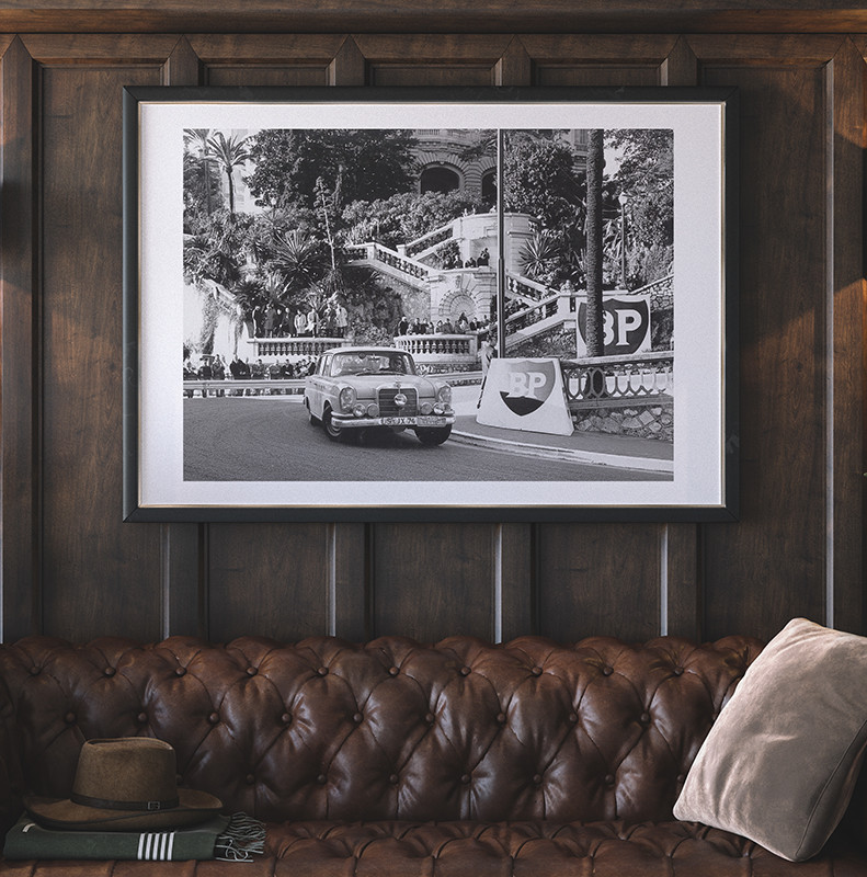 Monte Carlo Rallye | PRINT | STRETCHED CANVAS or PRINTED PANEL