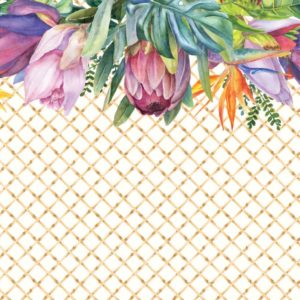 Bamboo Lattice Floral Wallpaper | Grafico Melbourne