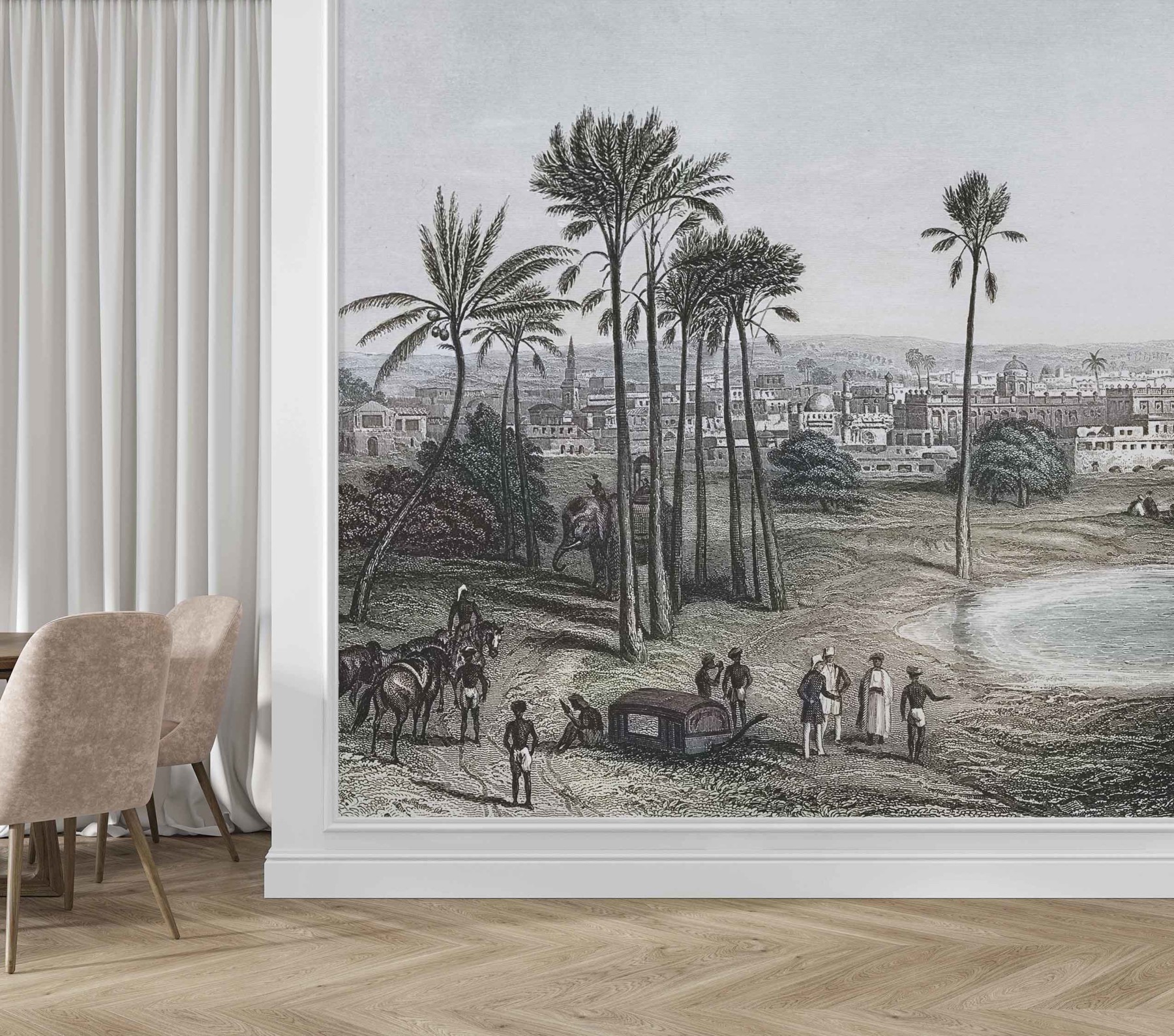 Madras Palm Wallpaper | Grafico Melbourne