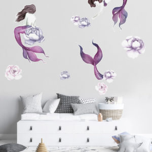 Mermaids - Pink | Kids Wall Decals | Grafico Melbourne