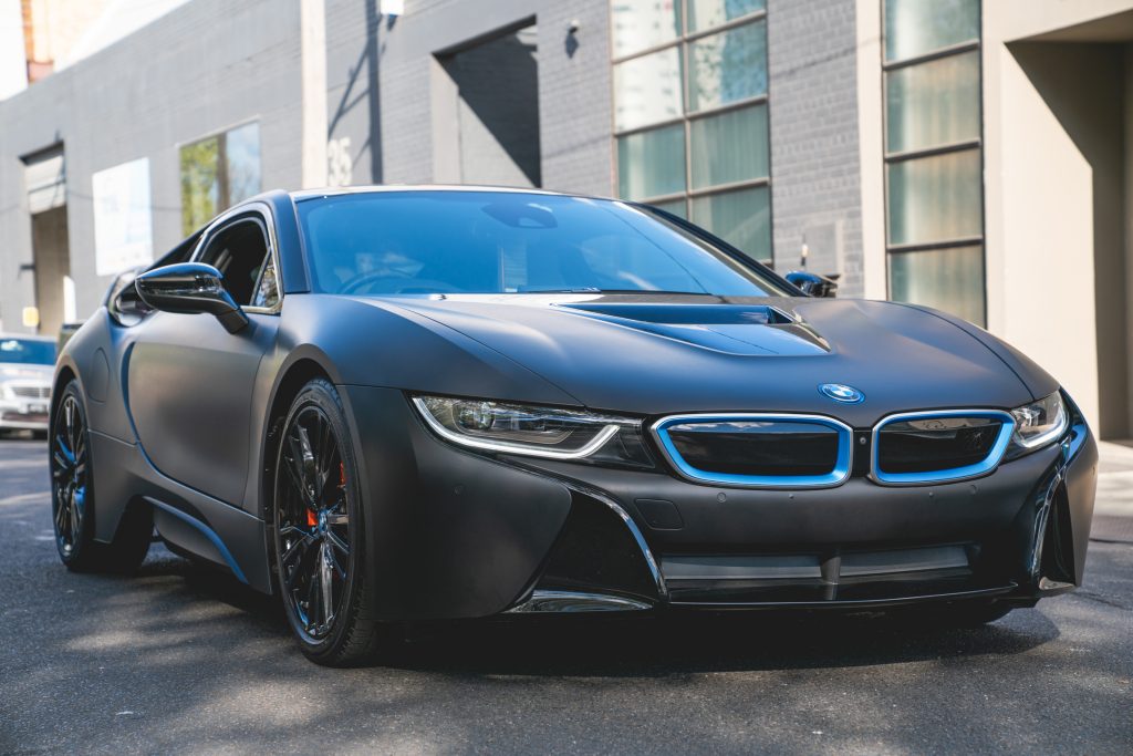 BMW i8 | Matte Black Full Wrap