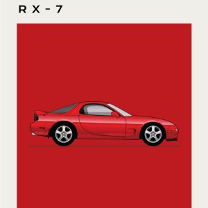 Mazda - RX - 7 - Red