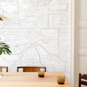 Melbourne Map Wallpaper | Grafico Melbourne