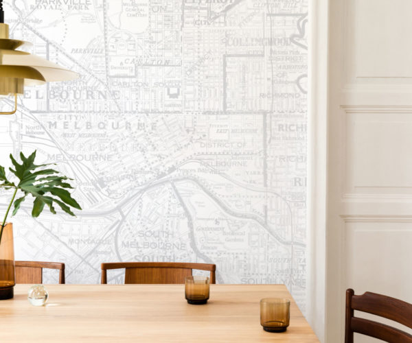 Melbourne Map Wallpaper | Grafico Melbourne