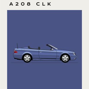 Mercedes – A 208 CLK - Purple