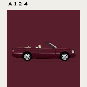 Mercedes – A124 – Maroon