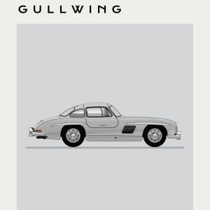 Mercedes – Gullwing - Grey