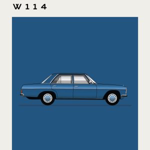 Mercedes – W114 - Blue