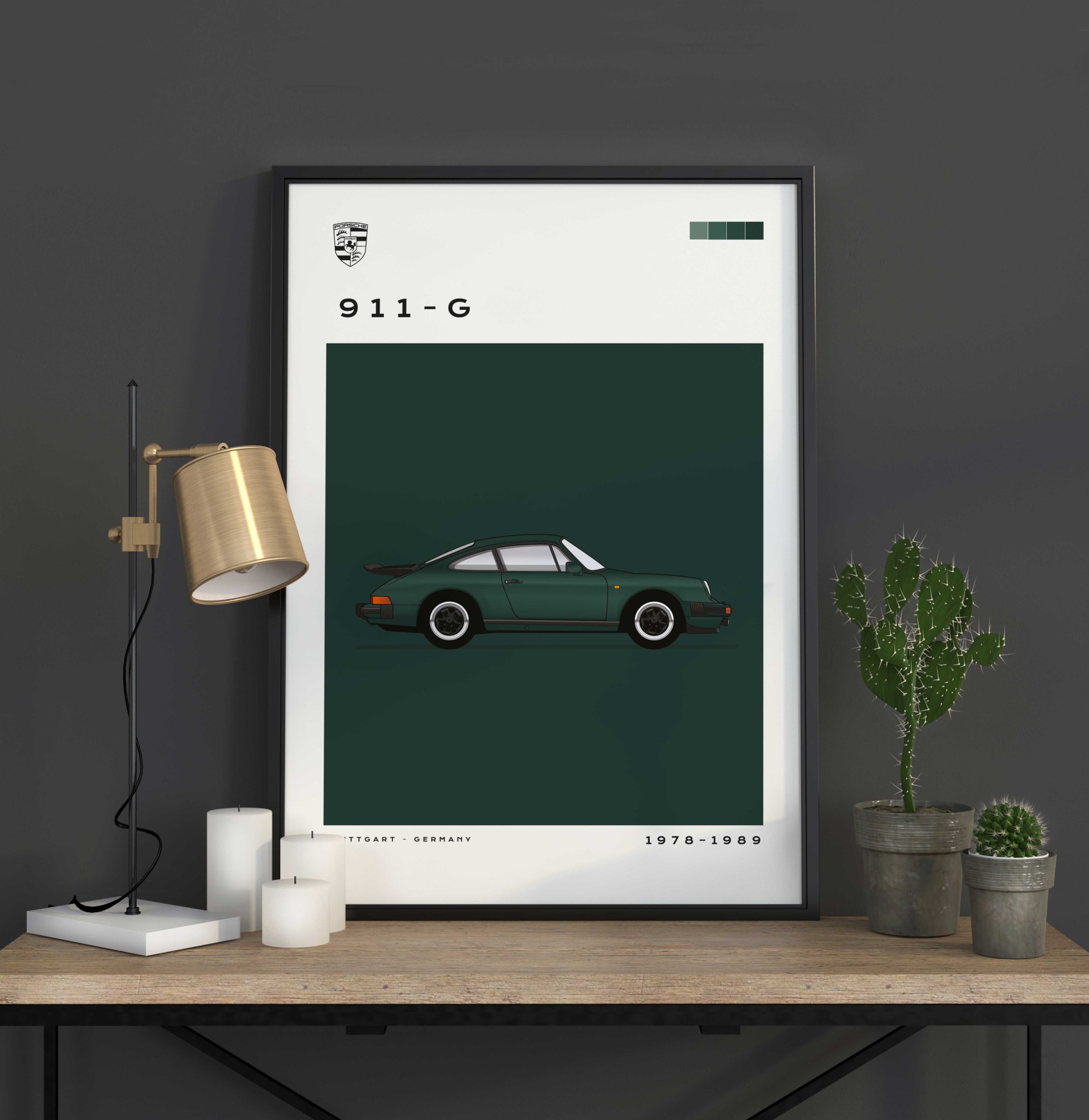 MidCenturyPorsche-Green