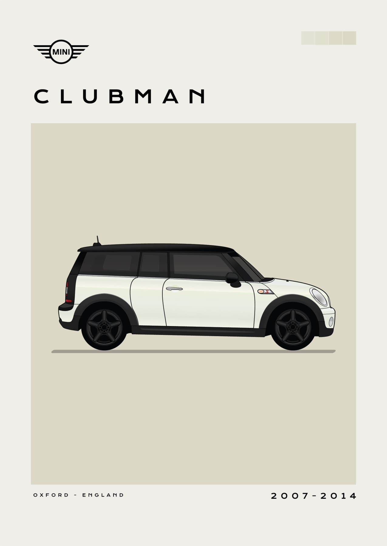 Mini - Clubman - Creme