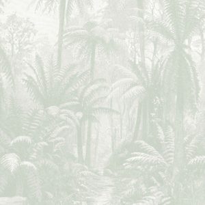 Fern Jungle - Light Sage Green Wallpaper | Grafico Melbourne