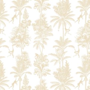 Monkey Business - Gold Wallpaper | Grafico Melbourne