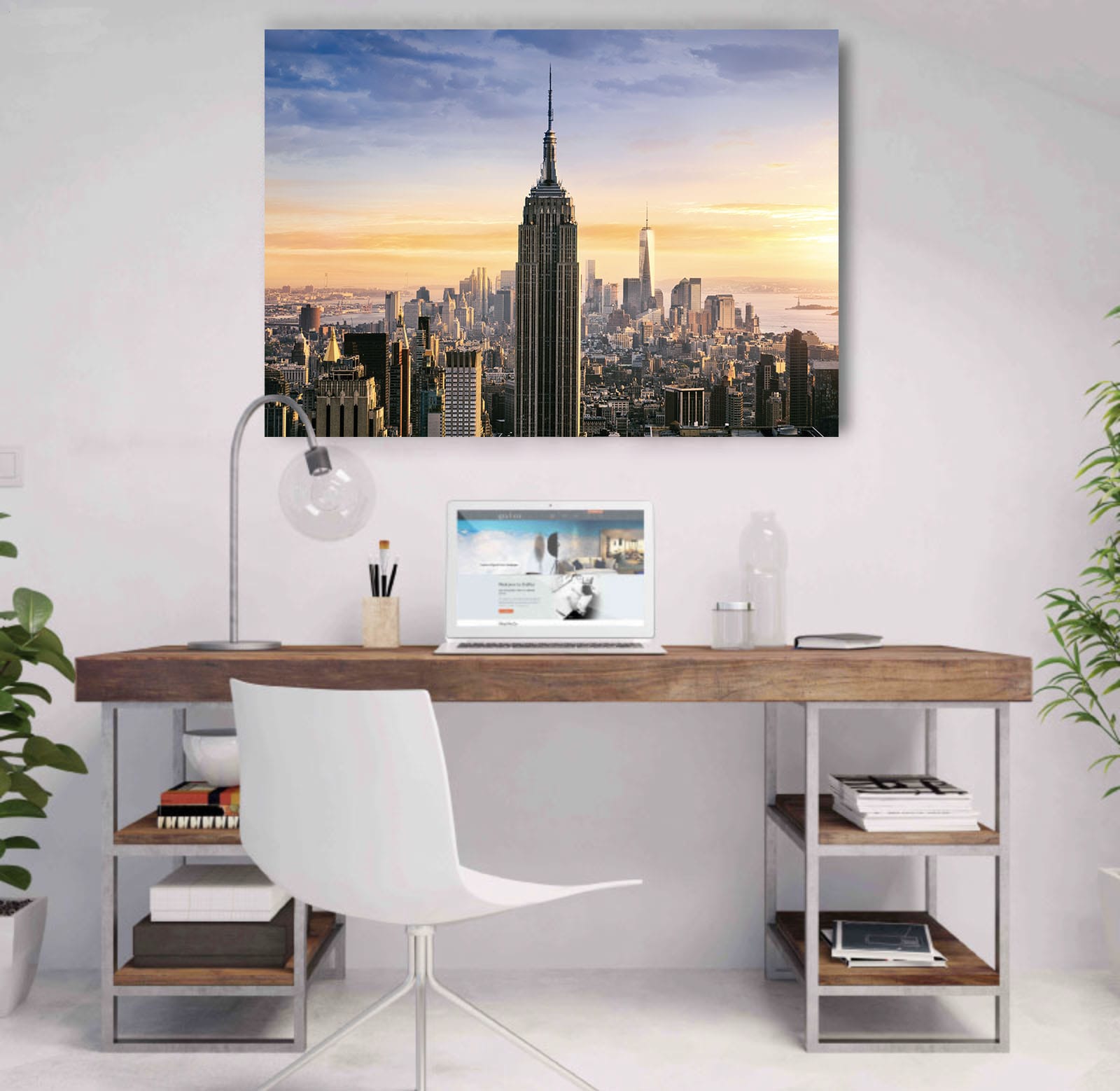 New York Skyline 1 | STRETCHED CANVAS | PRINTED PANEL