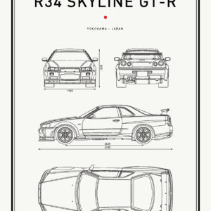 Nis-R34SkylineGT-R