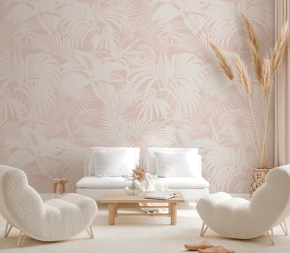 Noosa Palms - Blush | WALLPAPER
