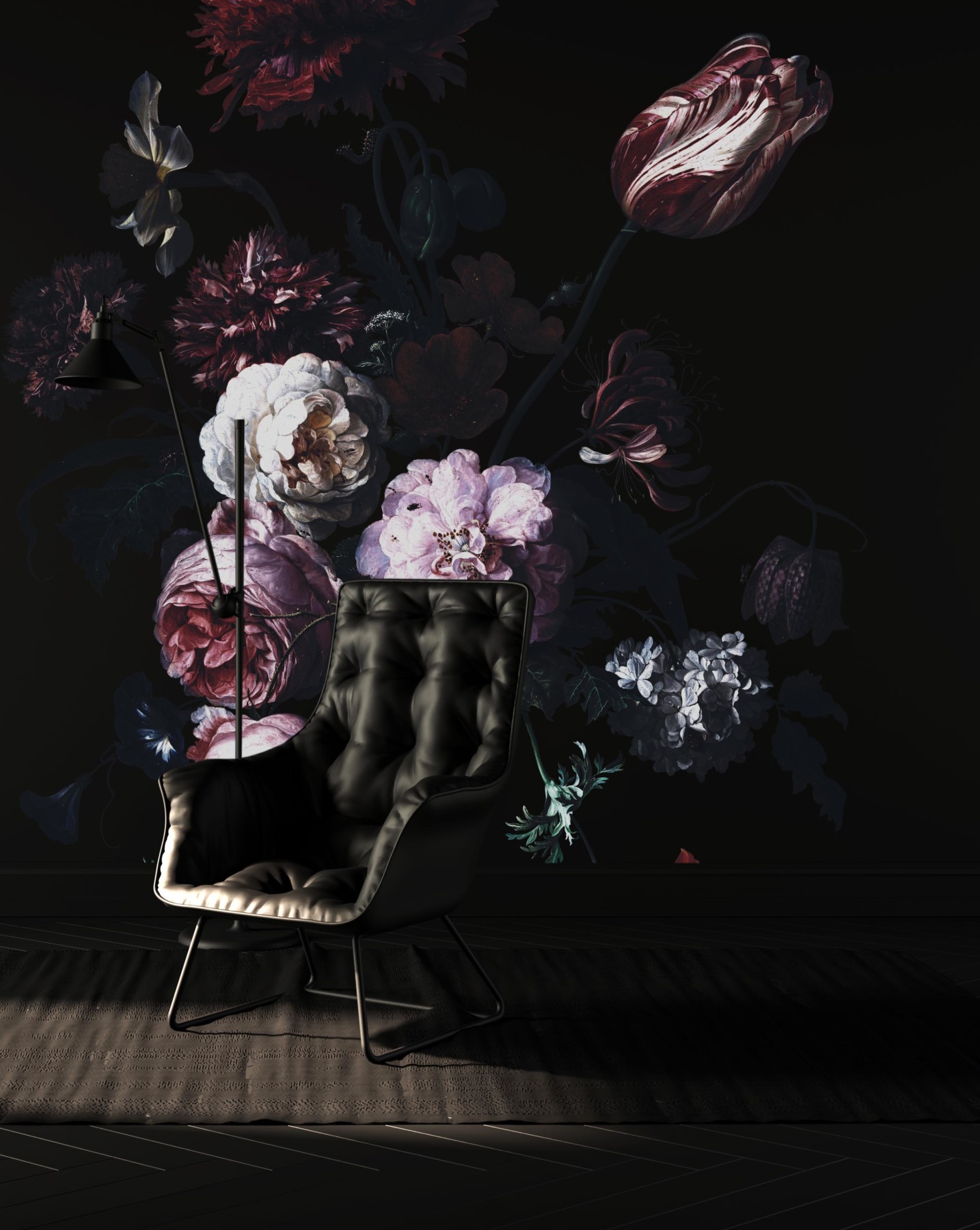Dutch Floral Wallpaper | WALLPAPER