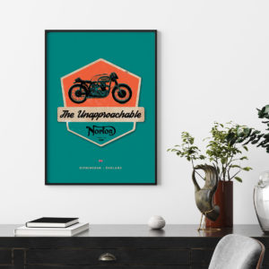 Classic Motorcycle Brand Posters | Print | Grafico Melbourne