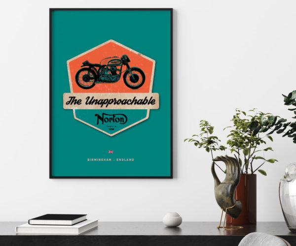 Classic Motorcycle Brand Posters | Print | Grafico Melbourne